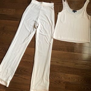 Jluxlabel high waisted cream set